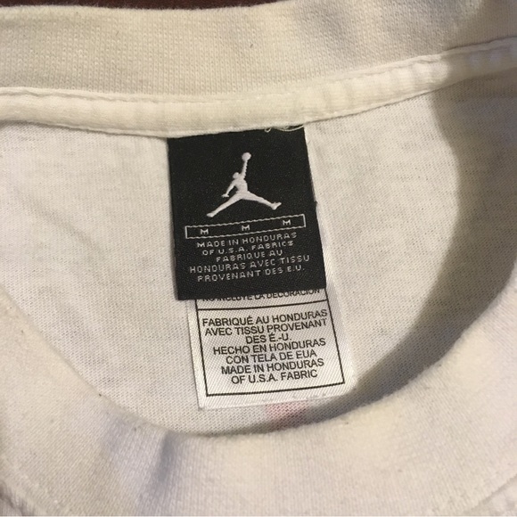 Vtg Y2K Air Jordan 3 Over The Shoulder Shoe Graphic Tee M - Picture 3 of 10